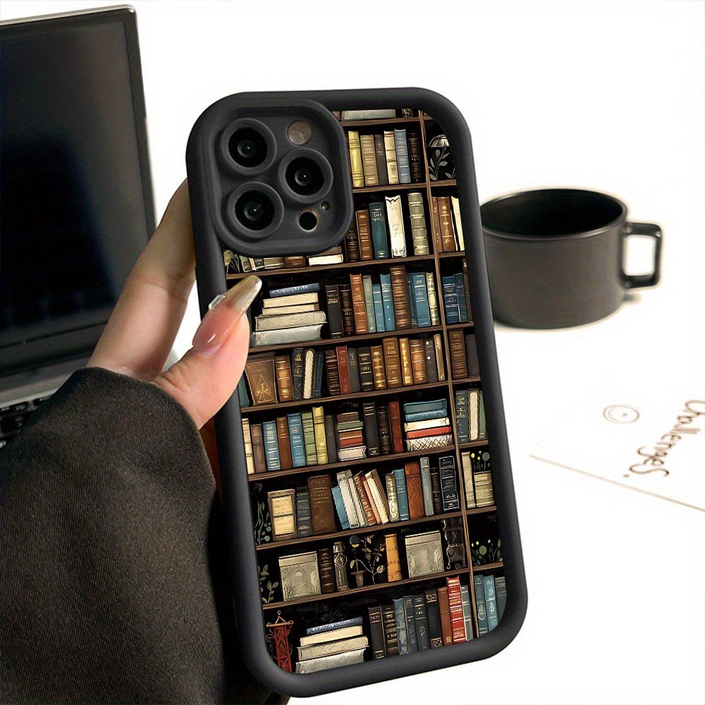 Phone Cases Xr Iphone - غطاء هاتف بتصميم رف كتب إبداعي