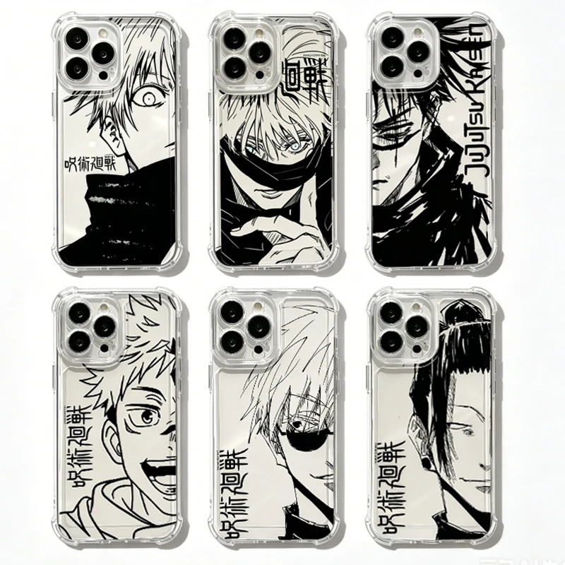 Phone Cases Jujutsu Kaisen - جراب هاتف J-Jujutsu Kaisens لهواتف شاومي