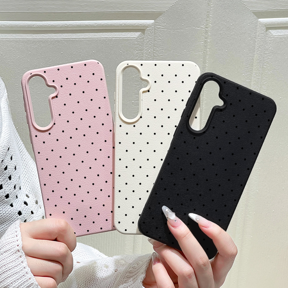 Phone Cases Galaxy A16 5G - غطاء هاتف بنقاط البولكا من Ins