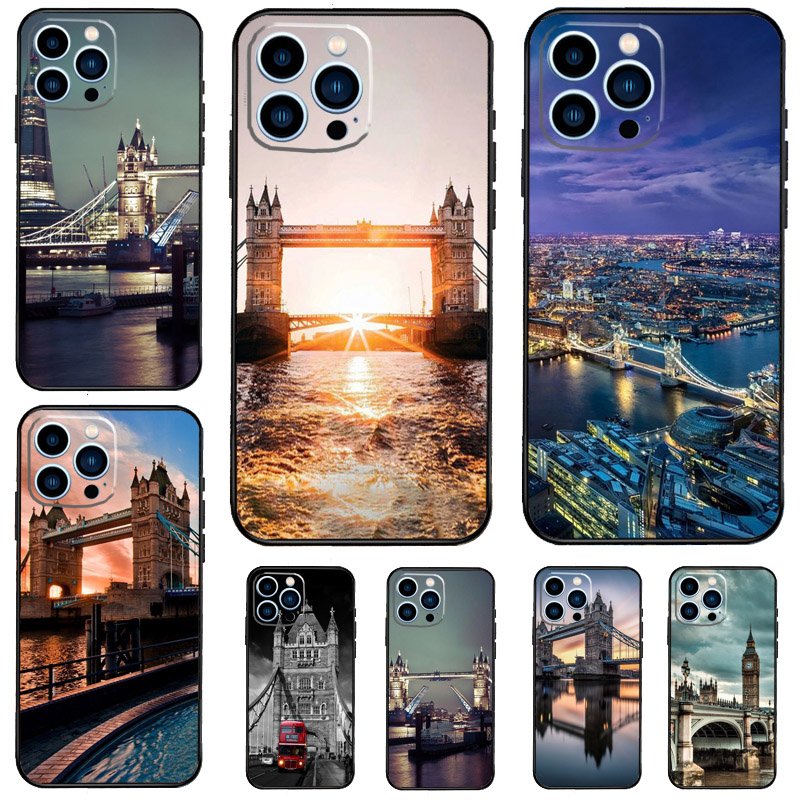 Phone Cases London - غطاء هاتف بتصميم جسر لندن تاور،