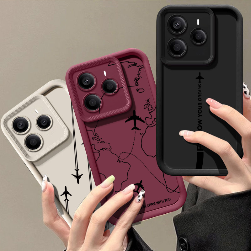 Phone Cases Xiaomi 15 - غطاء هاتف من السيليكون الناعم بنمط