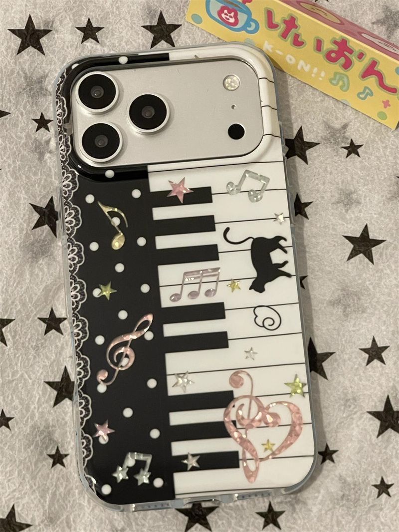Phone Cases Xr Iphone - غطاء هاتف لطيف بتصميم نوتات موسيقية