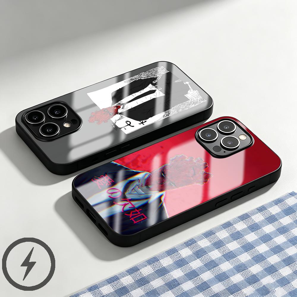Phone Cases Xr Iphone - جراب هاتف أنمي دوروهيدورو زجاجي مغناطيسي