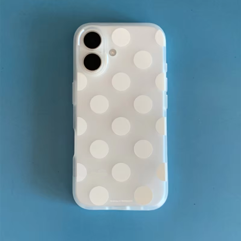 غطاء هاتف كوري أبيض منقط غير ل - مراجعة Phone Cases Xr Iphone وسعره