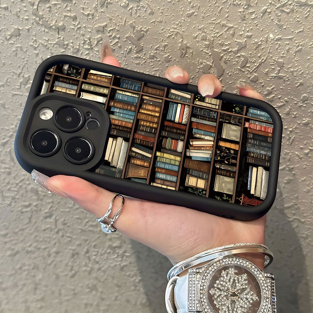 غطاء هاتف بتصميم رف كتب إبداعي - مراجعة Phone Cases Xr Iphone وسعره