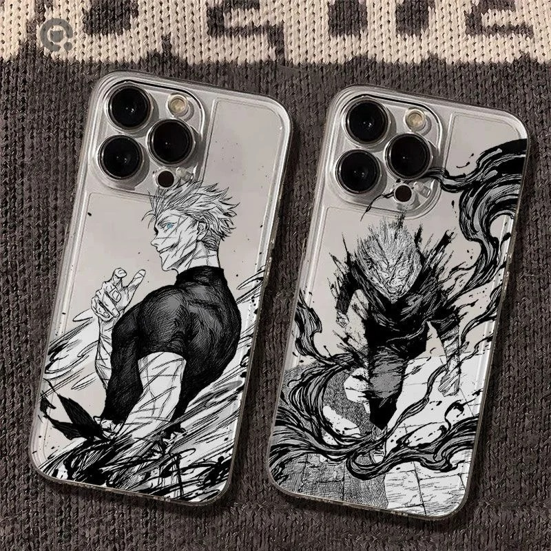 غطاء هاتف شفاف بتصميم جوجو سات - مراجعة Phone Cases Jujutsu Kaisen وسعره