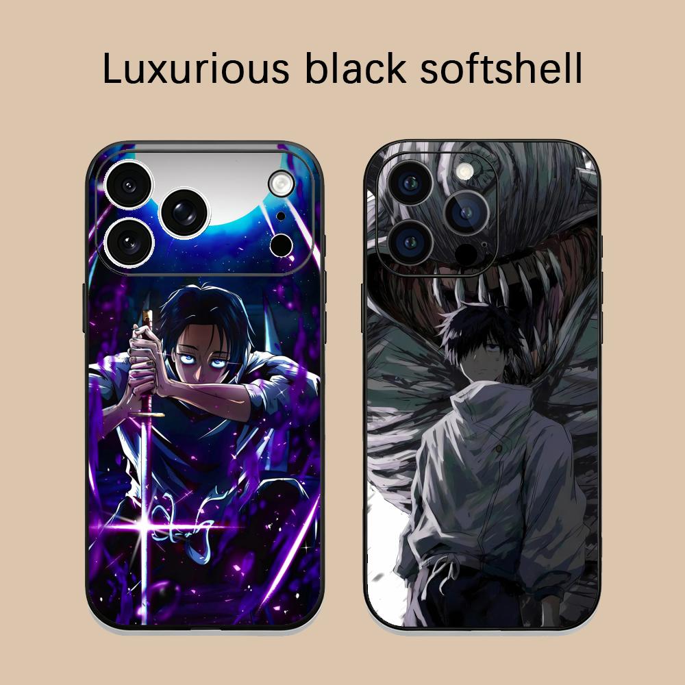 غطاء هاتف ناعم أسود مقاوم للصد - مراجعة Phone Cases Jujutsu Kaisen وسعره