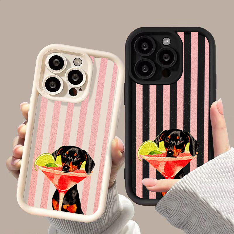 غطاء هاتف لطيف بطباعة كلب مخطط - مراجعة Phone Cases Xiaomi 15 وسعره