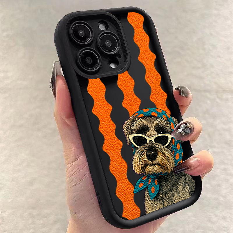 غطاء هاتف لطيف بطباعة كلب مخطط - مراجعة Phone Cases Xiaomi 15 وسعره