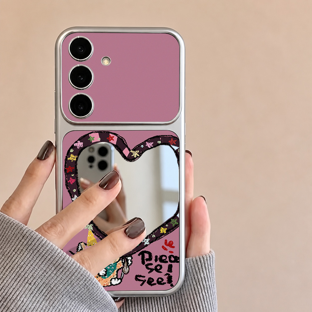 غطاء هاتف بمرآة لسامسونج A57 A - مراجعة Phone Cases Galaxy A16 5G وسعره