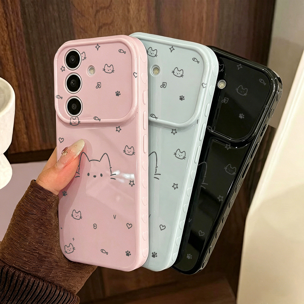 جراب هاتف بتصميم قطة لطيفة لهو - مراجعة Phone Cases Galaxy A16 5G وسعره